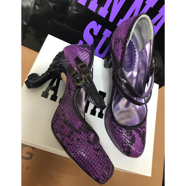 アナスイサイズANNA SUI 猫足パンプスサイズ24cm日本製