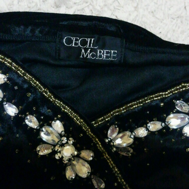 CECIL McBEE(セシルマクビー)のビジュー キャミ☆ レディースのトップス(キャミソール)の商品写真