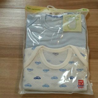 ユニクロ(UNIQLO)のUNIQLO　メッシュインナーボディ　80(肌着/下着)