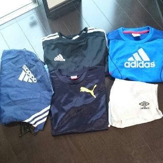 アディダス(adidas)のadidas二点半袖長袖140、プ～マ半袖150umbro 130(Tシャツ/カットソー)