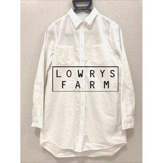 ローリーズファーム(LOWRYS FARM)のローリーズファーム  シャツ ロング ボタン ホワイト(シャツ/ブラウス(長袖/七分))