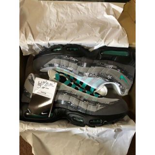 ナイキ(NIKE)の最安希少29cm AIR MAX 95 PRNT CLEAR JADE(スニーカー)