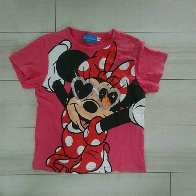 Disney(ディズニー)の東京ディズニーリゾート購入Tシャツ size120 キッズ/ベビー/マタニティのキッズ服女の子用(90cm~)(Tシャツ/カットソー)の商品写真