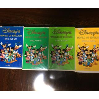 ベルギー製 Disneyディズニー英語 ☆幼児英会話カセットテープ ビデオ