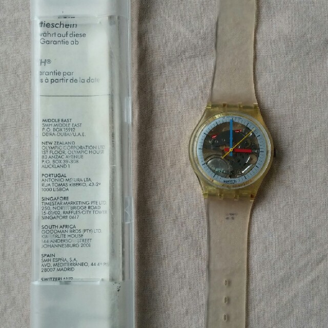 swatch - swatch スウォッチ jelly fish 1985 ヴィンテージ の swatch - swatch スウォッチ jelly fish 1985 ヴィンテージ の