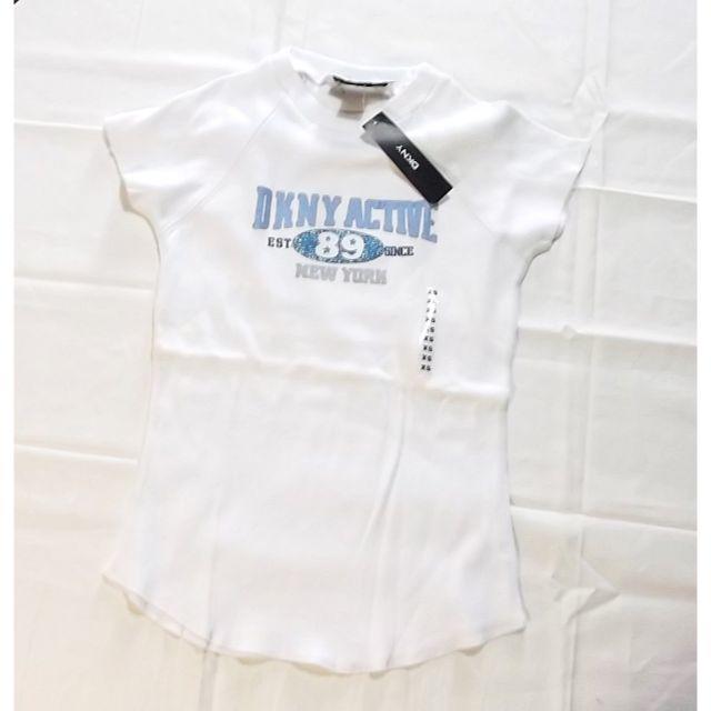 DKNY(ダナキャランニューヨーク)のUSED ＤＫＮＹ Tシャツ カットソー 3枚セット 同柄 色違い Sサイズ レディースのトップス(Tシャツ(半袖/袖なし))の商品写真