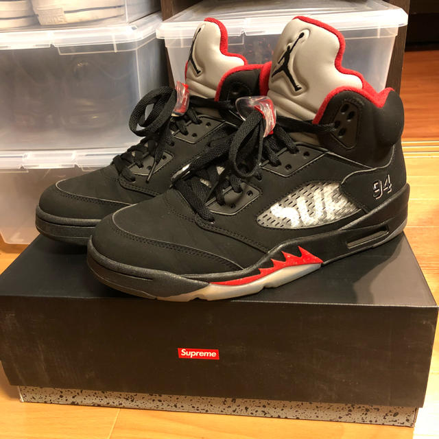 27cm supreme jordan5 国内正規品