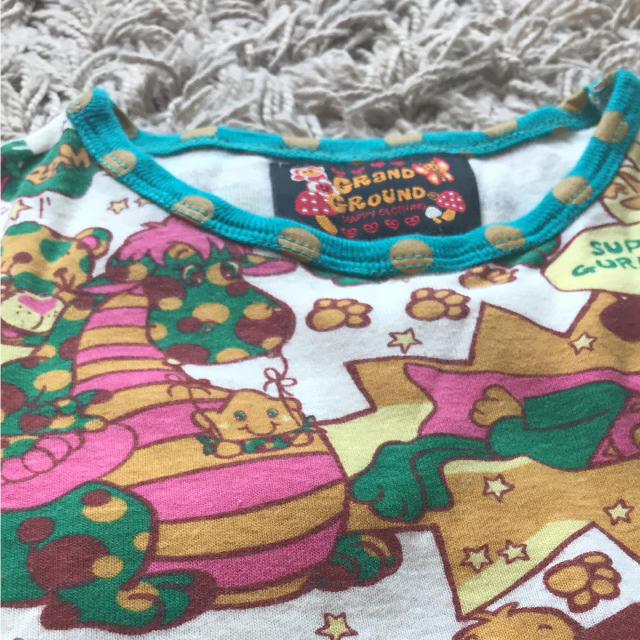 GrandGround(グラグラ)のグラグラのTシャツ＆タンクトップ サイズ120 キッズ/ベビー/マタニティのキッズ服女の子用(90cm~)(Tシャツ/カットソー)の商品写真