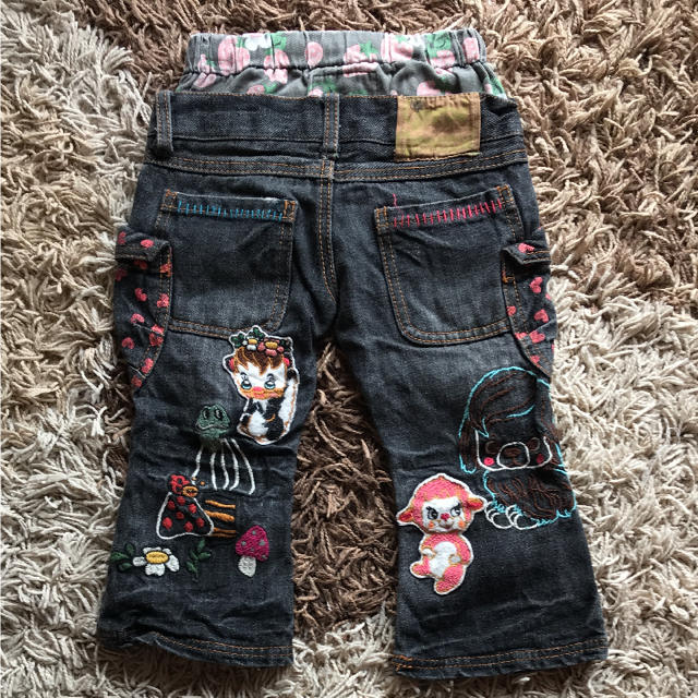 GrandGround(グラグラ)のグラグラ デニム パンツ サイズ③ 90～95 キッズ/ベビー/マタニティのキッズ服女の子用(90cm~)(パンツ/スパッツ)の商品写真