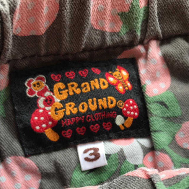 GrandGround(グラグラ)のグラグラ デニム パンツ サイズ③ 90～95 キッズ/ベビー/マタニティのキッズ服女の子用(90cm~)(パンツ/スパッツ)の商品写真