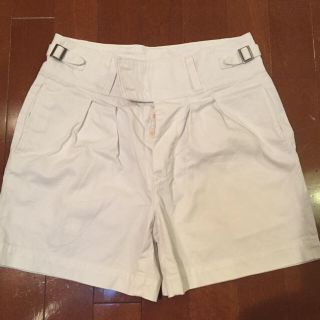 ラルフローレン(Ralph Lauren)のラルフローレン ホワイト短パン サイズ4(ショートパンツ)