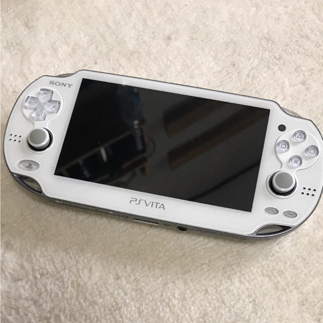 PlayStation Vita - 【中古】PSvita 本体 クリスタルホワイト PCH-1000 ...