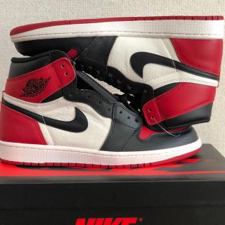 ナイキ(NIKE)の27.5cm Nike jordan1 bred toe ブレッドトイ(スニーカー)