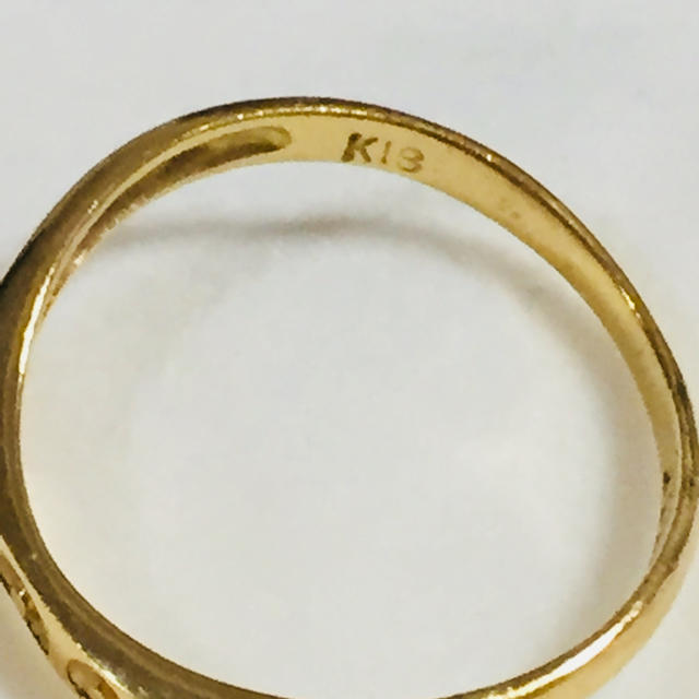 ELLE(エル)のK18.ピンキーリング (ジャンク) レディースのアクセサリー(リング(指輪))の商品写真