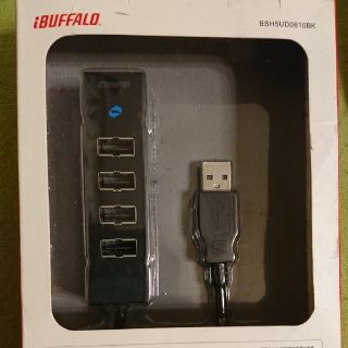 BUFFALO 5ポートバスパワーハブ(PC周辺機器)