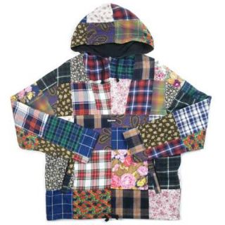 supreme パッチワークパーカー