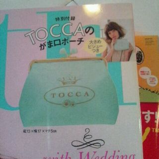 トッカ(TOCCA)のwith 最新号付録TOCCAポーチ☆(その他)