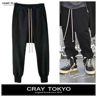 再入荷!! CRAY TOKYO 黒 スウェットサルエルロングパンツ(サルエルパンツ)