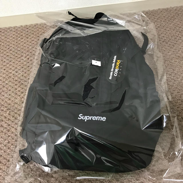 シュプリーム リュックサック 18ss 新品 黒 バックパック supreme