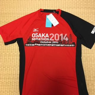 ミズノ(MIZUNO)の大阪マラソン2014 TシャツLサイズ 新品(ウェア)