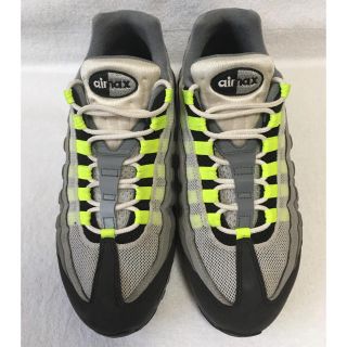 ナイキ(NIKE)のエアマックス95ID イエロー AIRMAX95ID airmax95id 26(スニーカー)