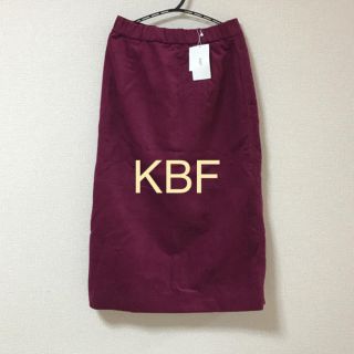 ケービーエフ(KBF)のみさ様専用★タグ付き KBF コーデュロイペンシルスカート(ひざ丈スカート)