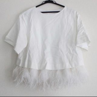 LE CIEL BLEU - ルシェルブルー LE CIEL BLEU フェザートップス ファー