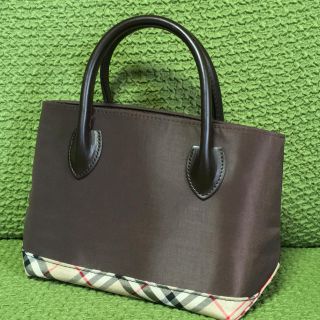 バーバリーブルーレーベル(BURBERRY BLUE LABEL)のバーバリー ミニトートバック ブラウン(トートバッグ)