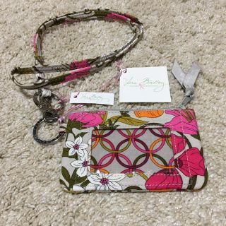 ヴェラブラッドリー(Vera Bradley)のカードケース&ストラップ(コインケース)