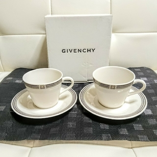 ジバンシィ(GIVENCHY)のGIVENCHY  ペア ティーカップ《未使用》(グラス/カップ)