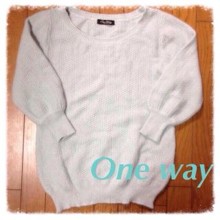 ワンウェイ(one*way)のone＊way ペールトーンニット(ニット/セーター)