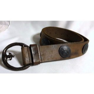 ◇《AP159》roar ロアー メンズ ベルト 2丁拳銃 レザーコンチョ4