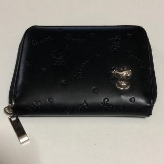 財布☆スヌーピー ☆中古美品☆ブラック☆(財布)