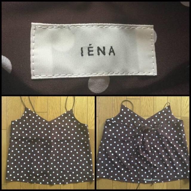 IENA(イエナ)のIENA イエナ キャミソールドットブラウス レディースのトップス(キャミソール)の商品写真