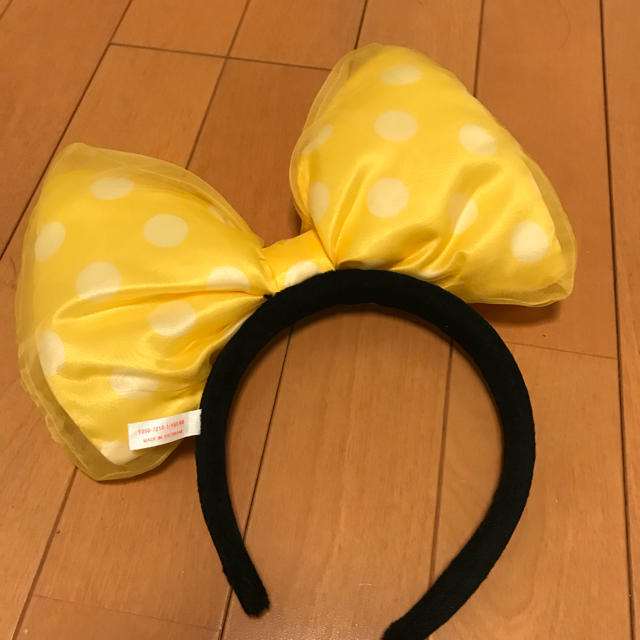 Disney(ディズニー)のディズニー ミニー カチューシャ イエロー レディースのヘアアクセサリー(カチューシャ)の商品写真