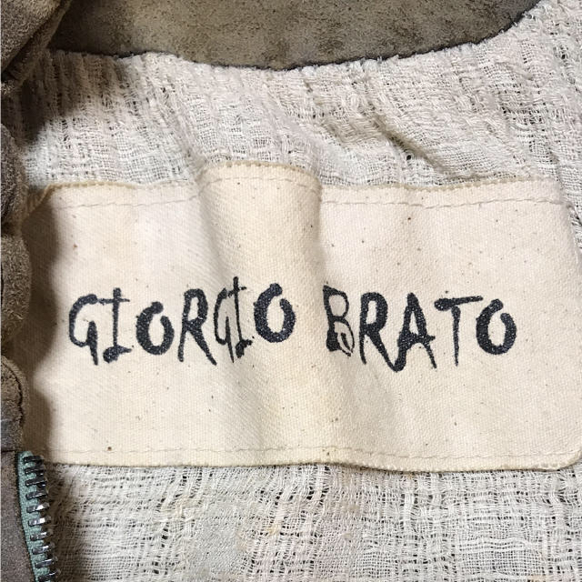 GIORGIO BRATO(ジョルジオブラット)のジョルジオブラット 本革ジャケット メンズのジャケット/アウター(レザージャケット)の商品写真
