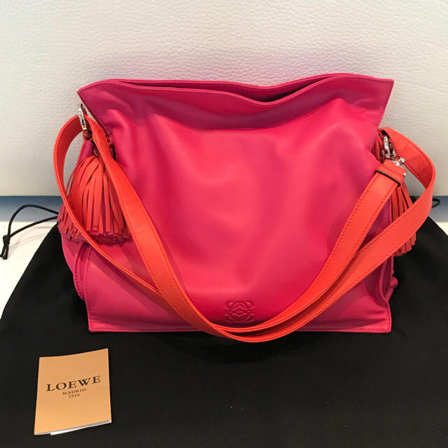 LOEWE - 限定 レア ロエベ フラメンコ 30 バイカラー タッセル付き 美
