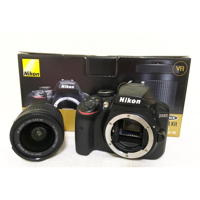 Nikon - 運動会前に❤️新品ニコン D3400 レンズキット 18-55mm スマホ