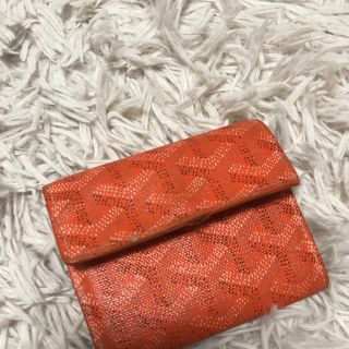 GOYARD - ゴヤール 財布 コインケース 小銭入れ オレンジ 橙色の通販