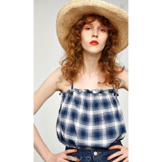 マウジー(moussy)のmoussy  チェック キャミ ブラウス(シャツ/ブラウス(半袖/袖なし))