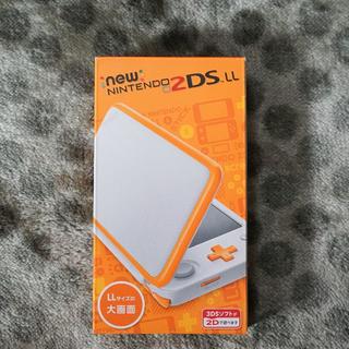 ニンテンドー2DS(ニンテンドー2DS)のNewニンテンドー2DS LL ホワイト×オレンジ(携帯用ゲーム機本体)
