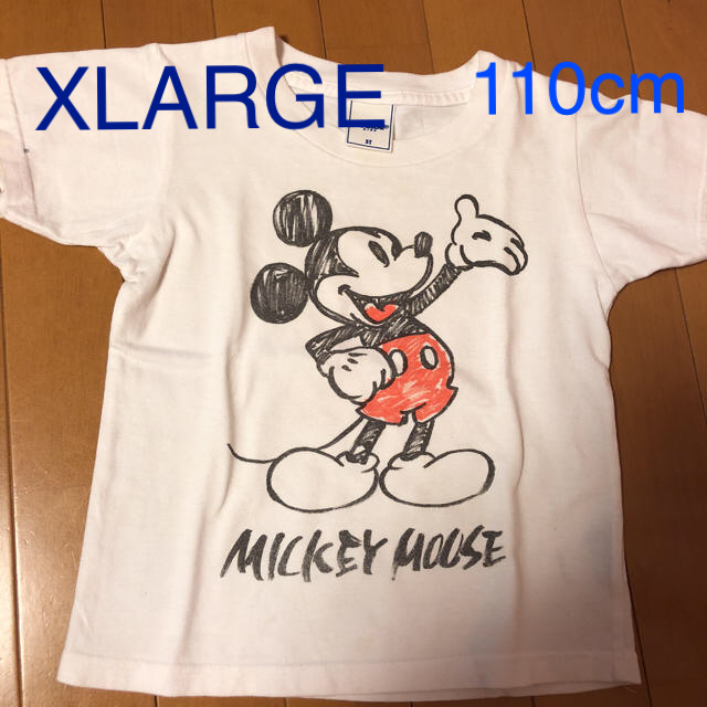 XLARGE(エクストララージ)のミッキー 【エクストララージ】キッズ ５Ｔ 110cm キッズ/ベビー/マタニティのキッズ服男の子用(90cm~)(Tシャツ/カットソー)の商品写真