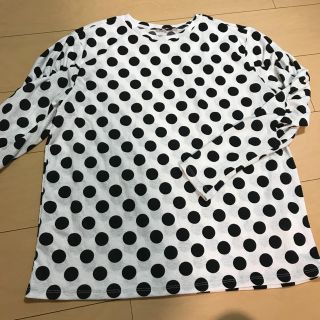 ザラ(ZARA)のZARA ドット柄T-shirts(Tシャツ(長袖/七分))