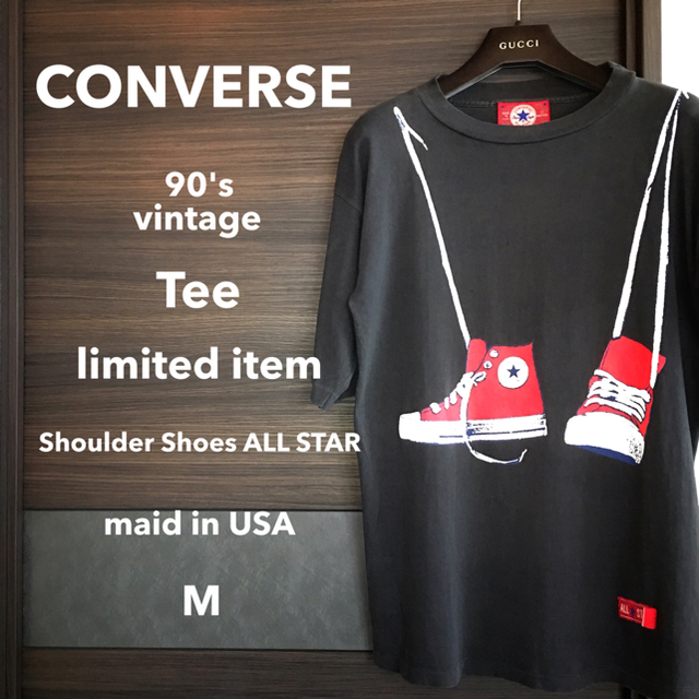 CONVERSE - 【超激レア限定T】肩掛けオールスターTシャツ【90 ...