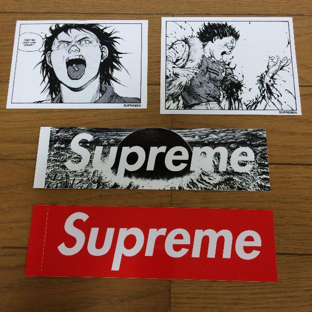 Supreme(シュプリーム)のSupreme AKIRA ステッカー 4枚セット 自動車/バイクのバイク(ステッカー)の商品写真