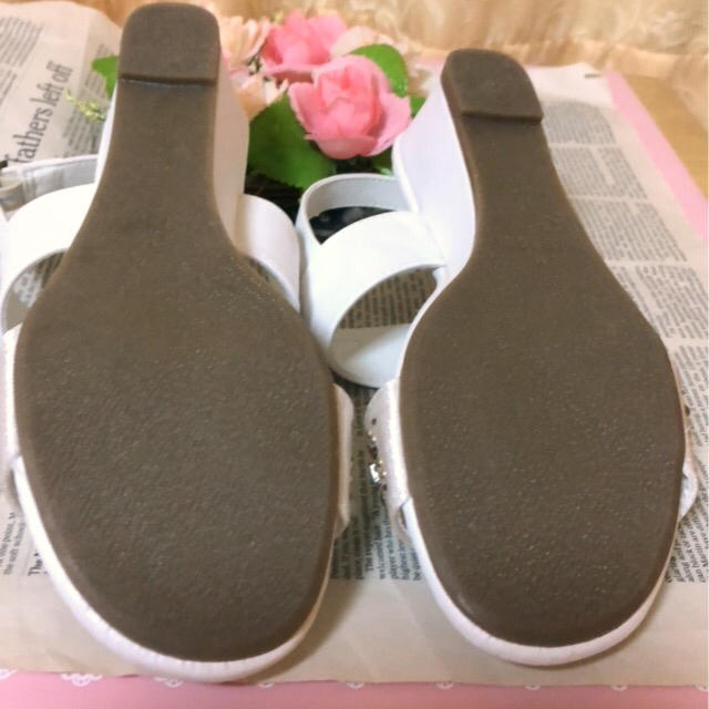しまむら(シマムラ)の❤️しまむら♡アベイル♡ハニーズ♡未使用 ビジューが可愛いサンダル❤️ レディースの靴/シューズ(サンダル)の商品写真