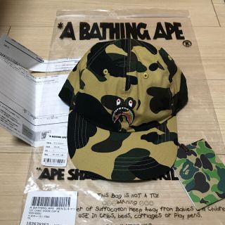 アベイシングエイプ(A BATHING APE)の専用【新品未使用・定価以下】 A BATHING APE シャーク CAP カモ(キャップ)