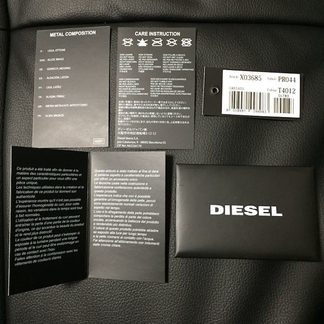 DIESEL(ディーゼル)の専用箱付き　DIESEL 長財布 ブラウン レディースのファッション小物(財布)の商品写真