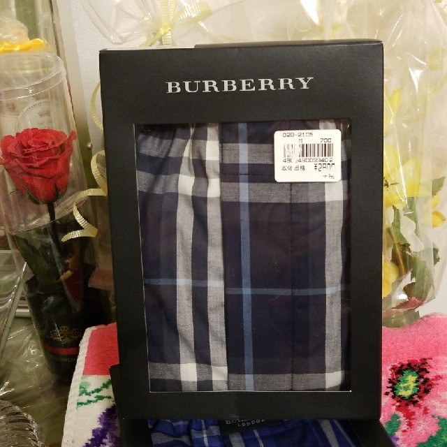 BURBERRY(バーバリー)の【新品】バーバリー/BURBERRY　トランクス　Mサイズ メンズのアンダーウェア(トランクス)の商品写真