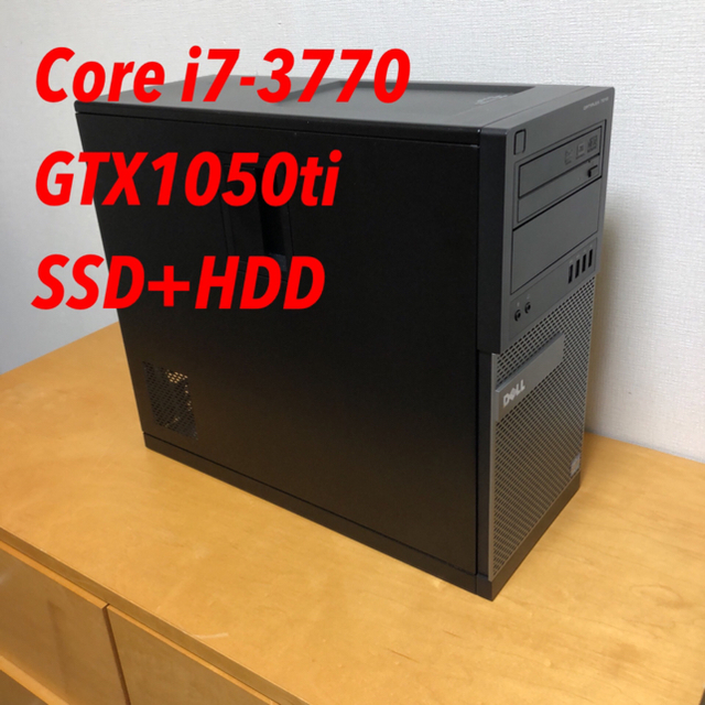 i7/GTX1050Ti/SSD/メモリ12GB デスクトップPC